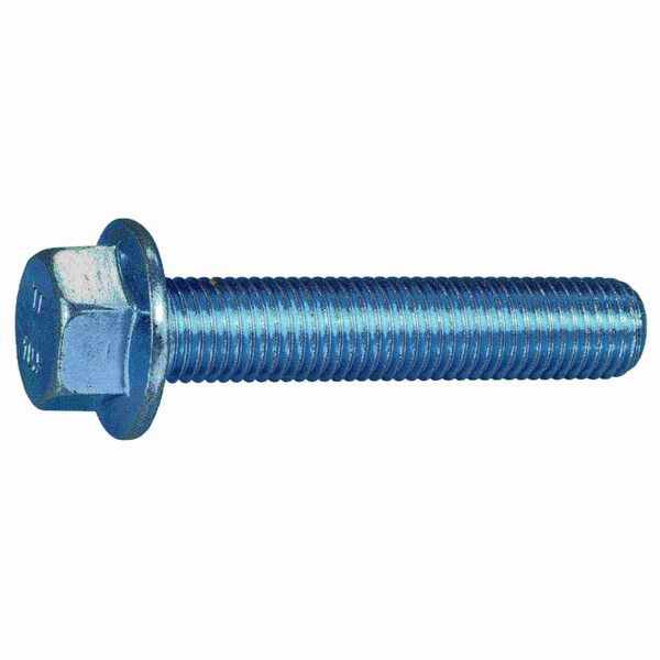 Midwest Fastener Class 10.9, M10-1.25 Flange Bolt, Zinc Plated Steel, 50 mm L, 3 PK 75725 - main